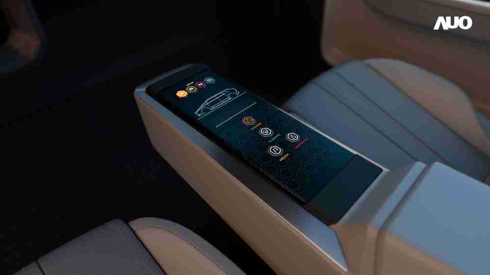 壹号平台以人性化设计打造多变形态中控显示(Morphing Center Control)，，，，不使用时仅平面显示信息，，，进行操作时，，，，显示器则会动态隆起，，，转变成3D实体按钮，，并有触觉回馈，，，，展示人机互动新体验